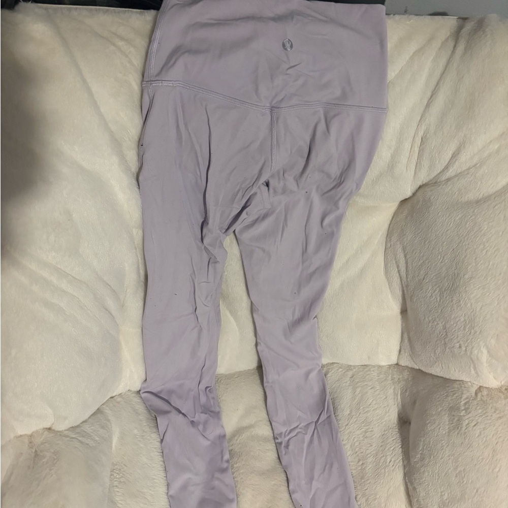 Lululemon Athletica Lavender Leggings 7/8 inch - Picture 3 of 6